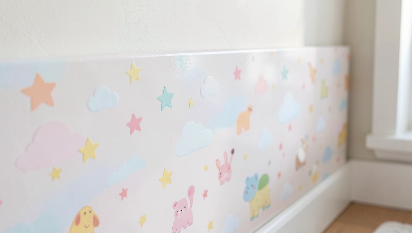 Bezpieczna lamperia samoprzylepna dla dzieci