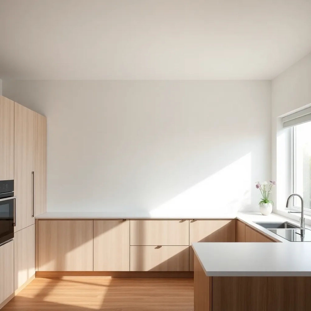 biała płyta gk w kuchni