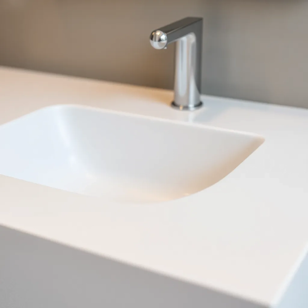 Blat pod umywalkę z płyty GK