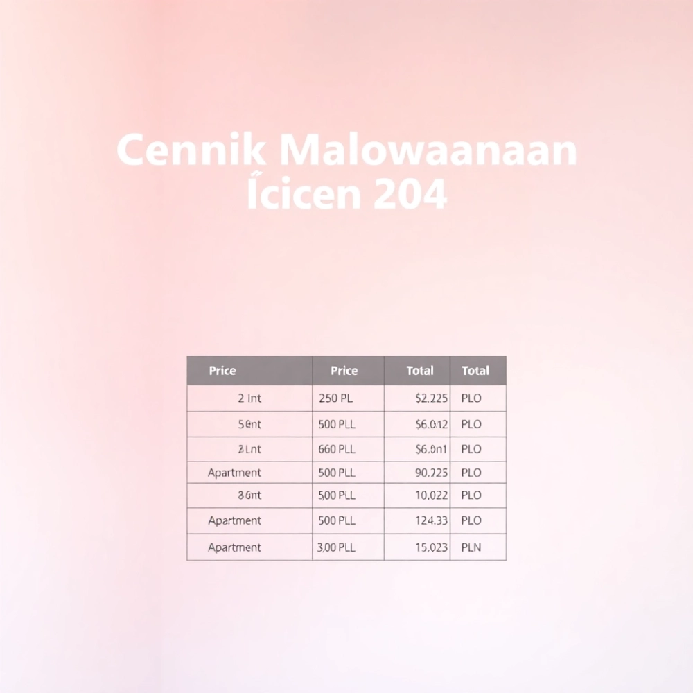 Cennik Malowania Ścian 2024