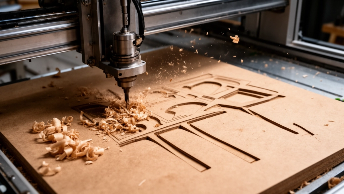 cięcie cnc płyty mdf