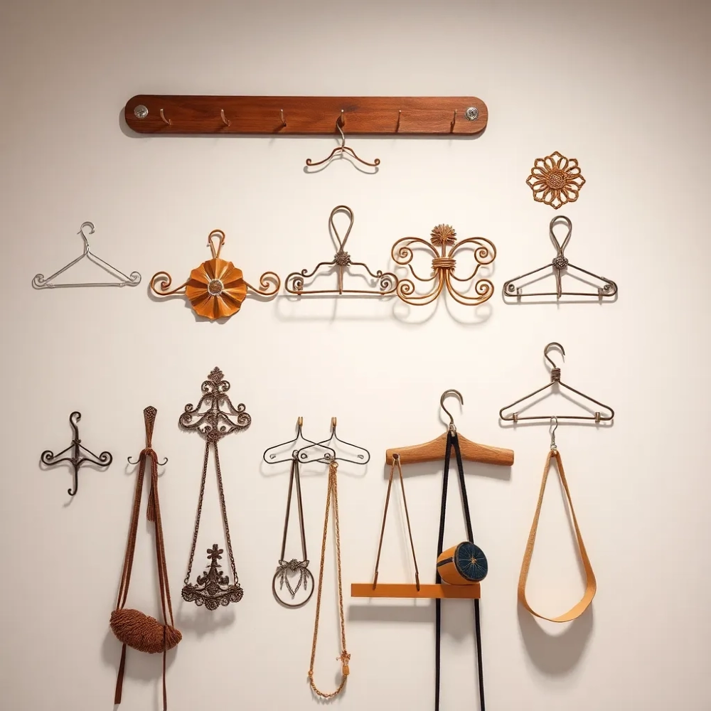 Ciekawe wieszaki na ścianę