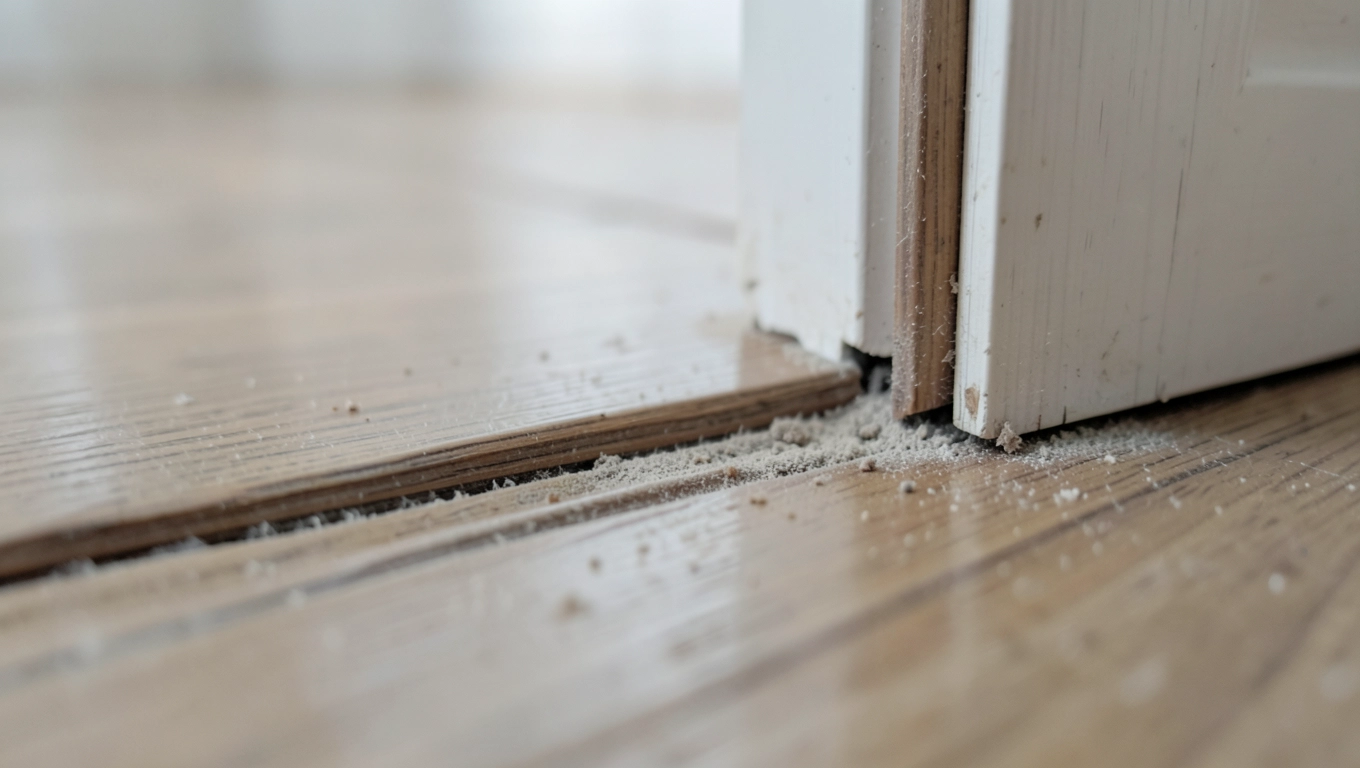 czym przykleić listwę progową do paneli