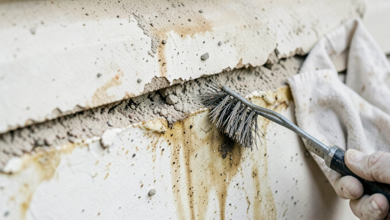 Czyszczenie i odtłuszczanie przed montażem listwy dylatacyjnej