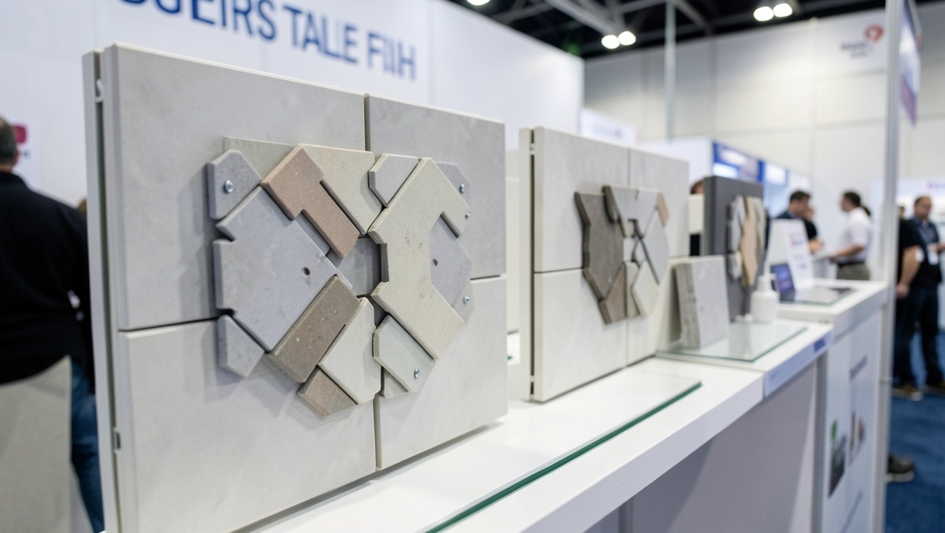 Debiut systemu płytek bez kleju na targach