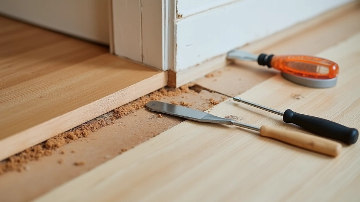 Demontaż listwy progowej