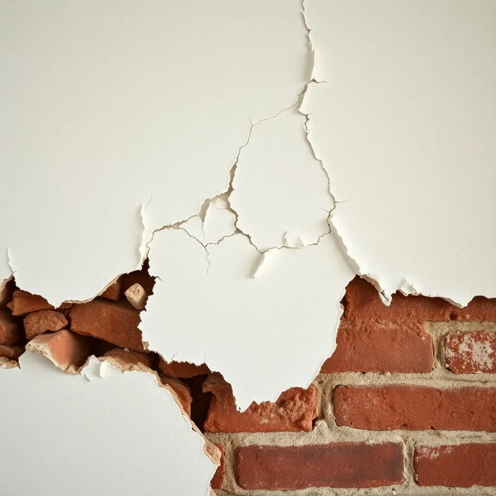 Dlaczego odpada tynk ze ściany