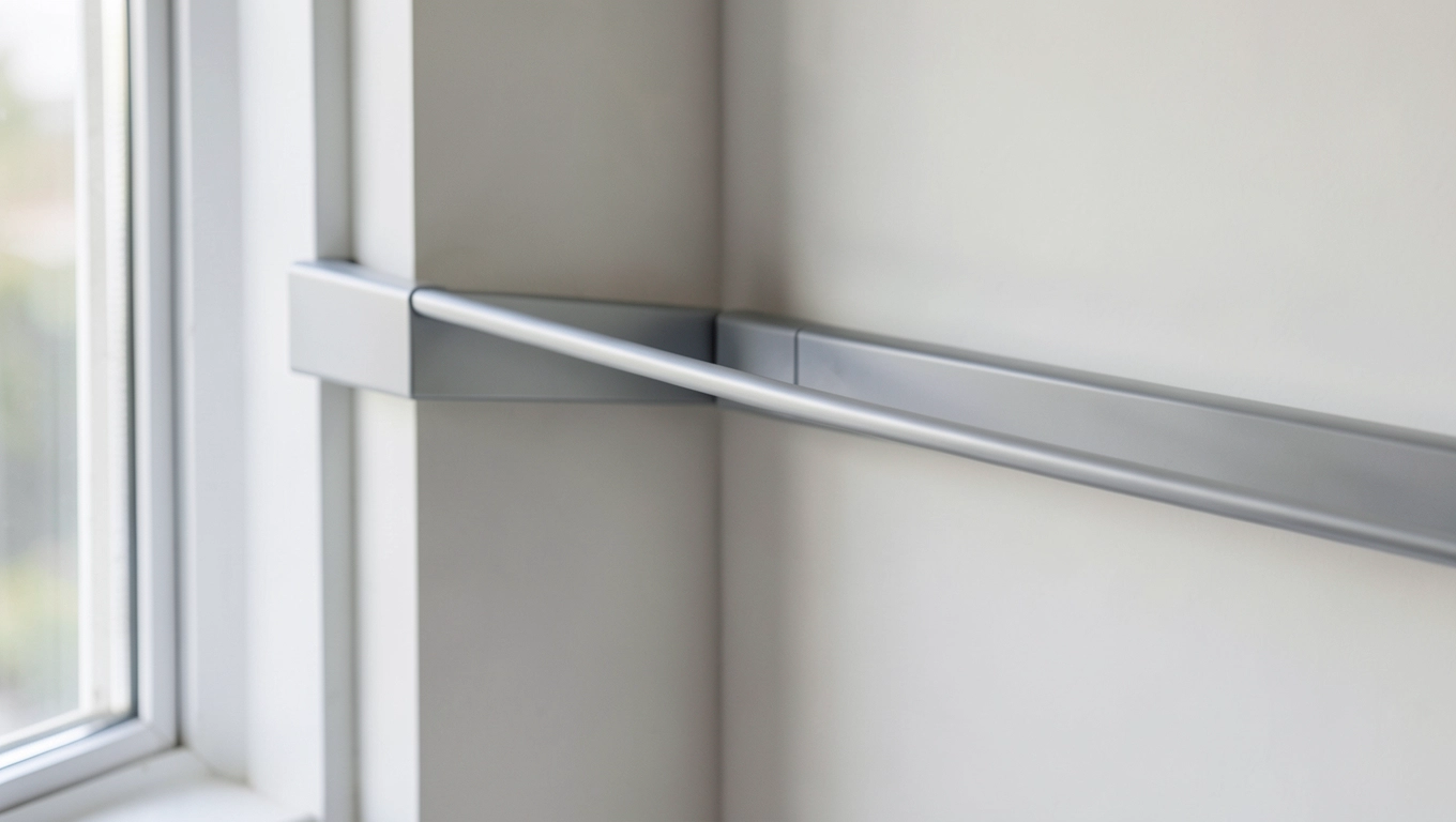 Dopasowanie karnisza wave do okien