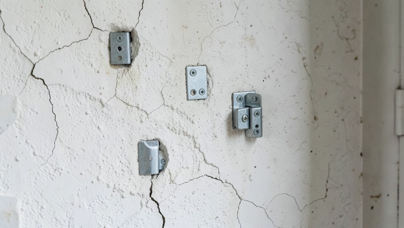 Dostosowanie mocowania do krzywizn ściany