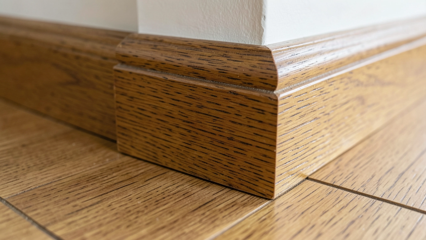 Drewniane listwy przypodłogowe