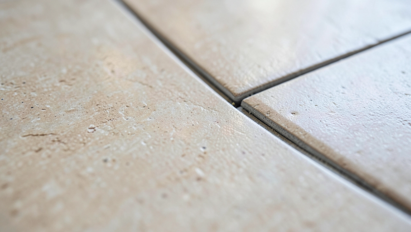 Dylatacja przy łączeniu paneli z płytkami bez listwy