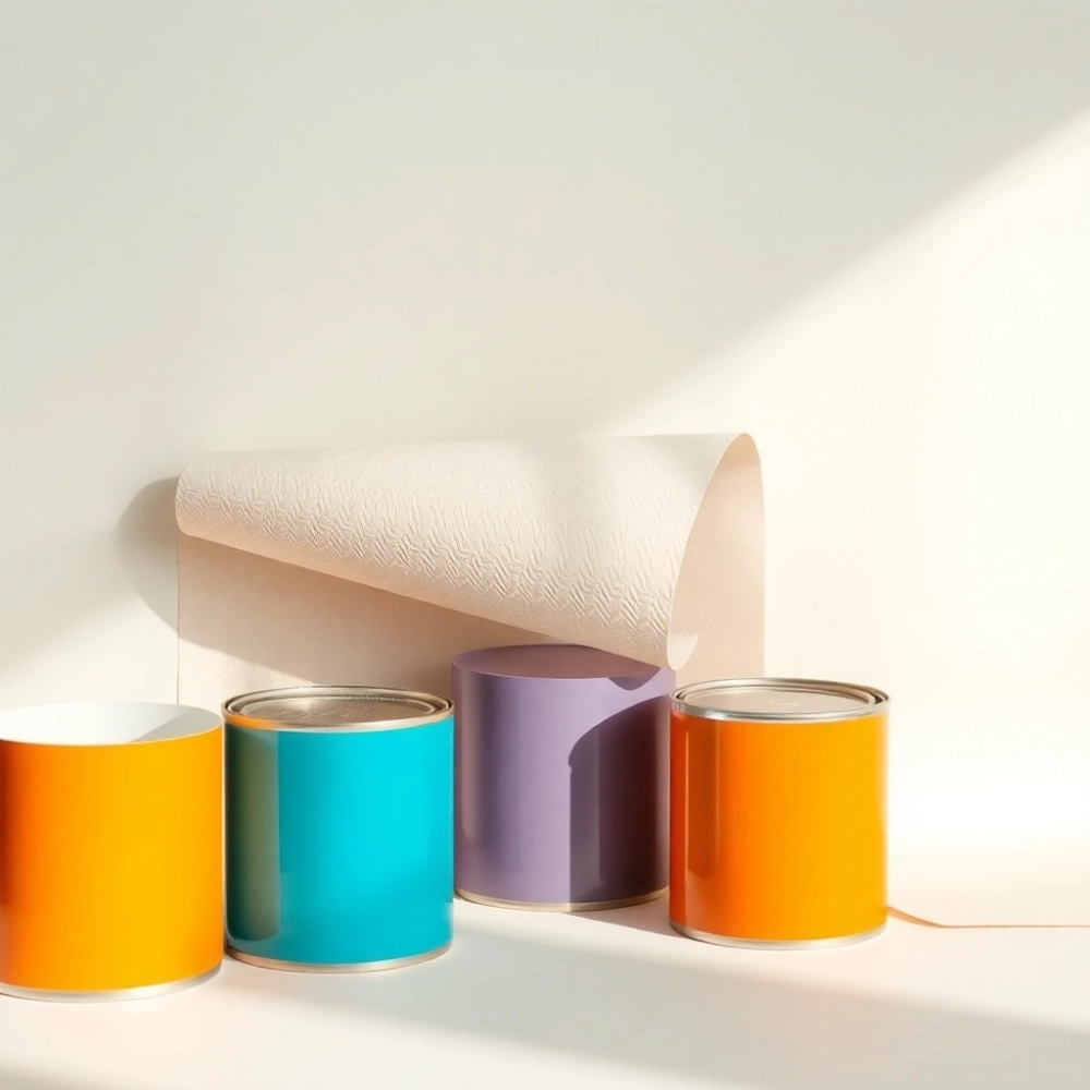 Farbą do tapety flizelinowej