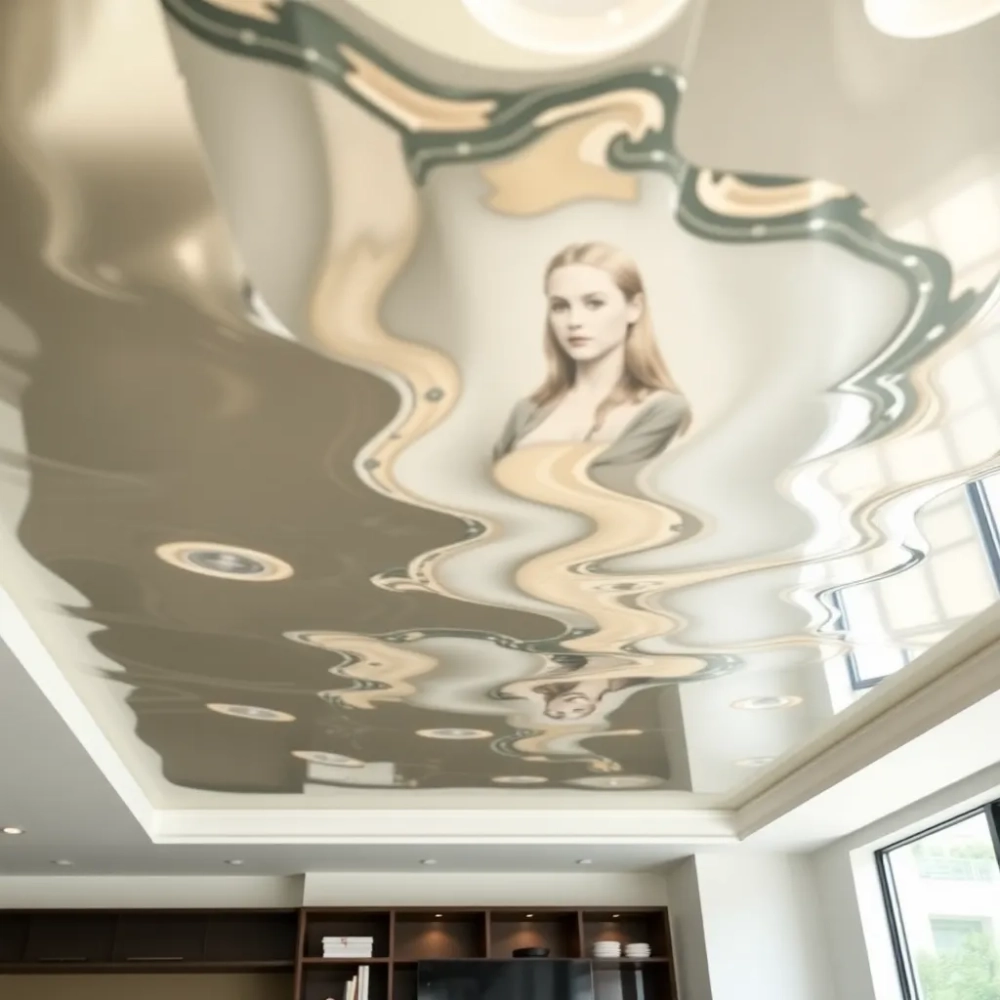 Folia na sufit jak lustro