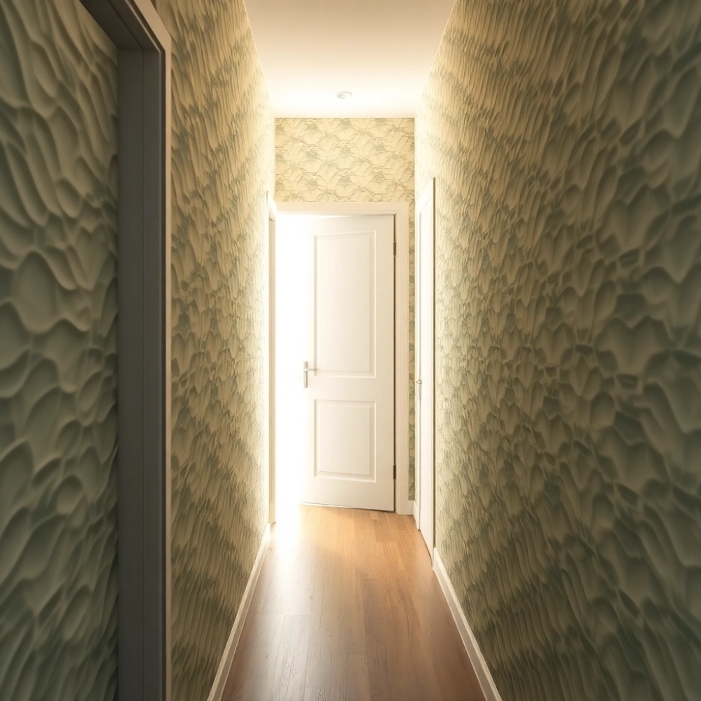 Fototapeta 3D do wąskiego przedpokoju