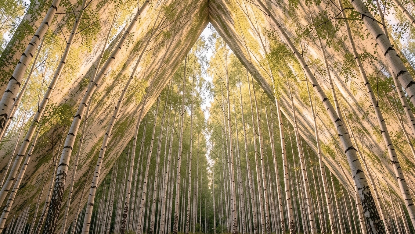 Fototapeta na trapezowe skosy