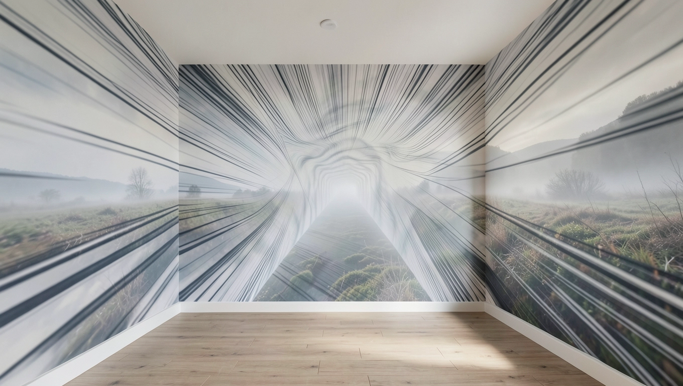 Fototapety 3D na ścianę w salonie