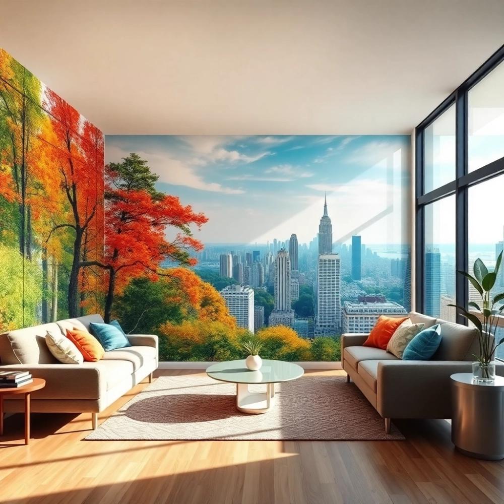 Fototapety do salonu 3D