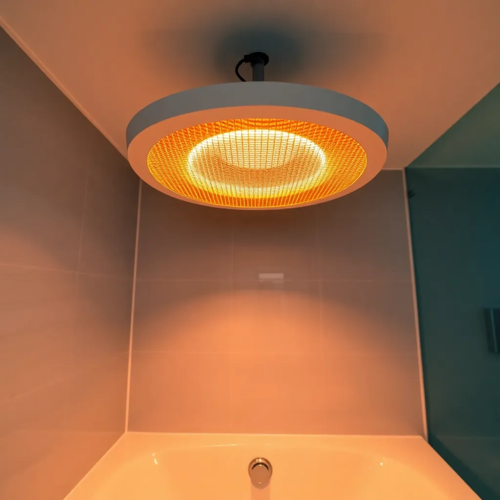 Grzejnik na podczerwień do łazienki sufitowy