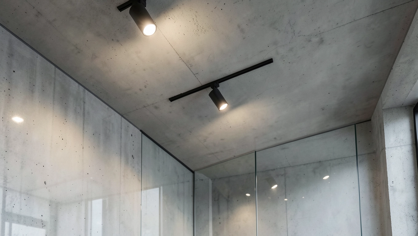 halogeny sufitowe na listwie w nowoczesnych aranżacjach