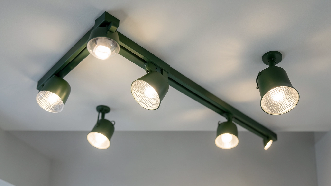 halogeny sufitowe na listwie z trendowym designem