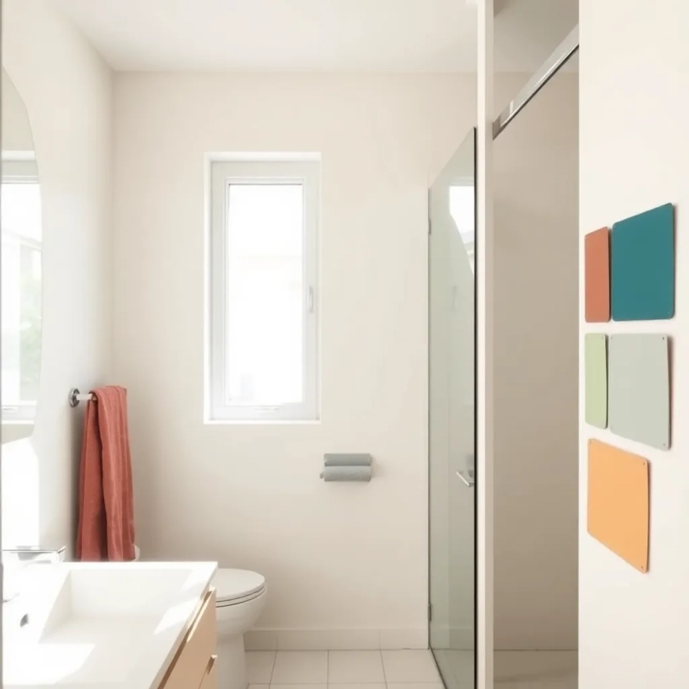 jak dobrać kolor ścian w łazience