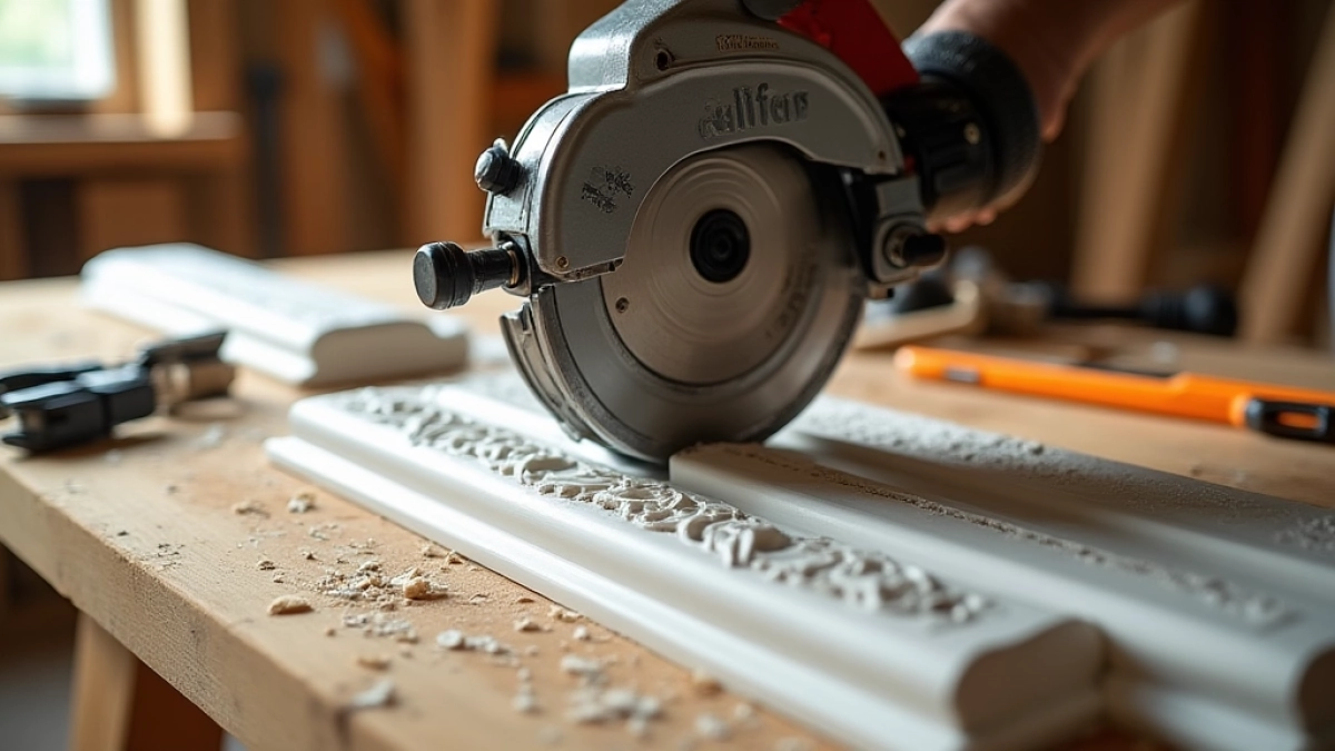 jak docinać listwy sufitowe