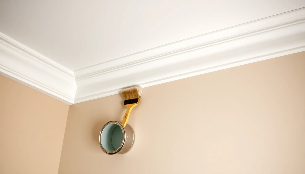 Jak malować listwy przysufitowe