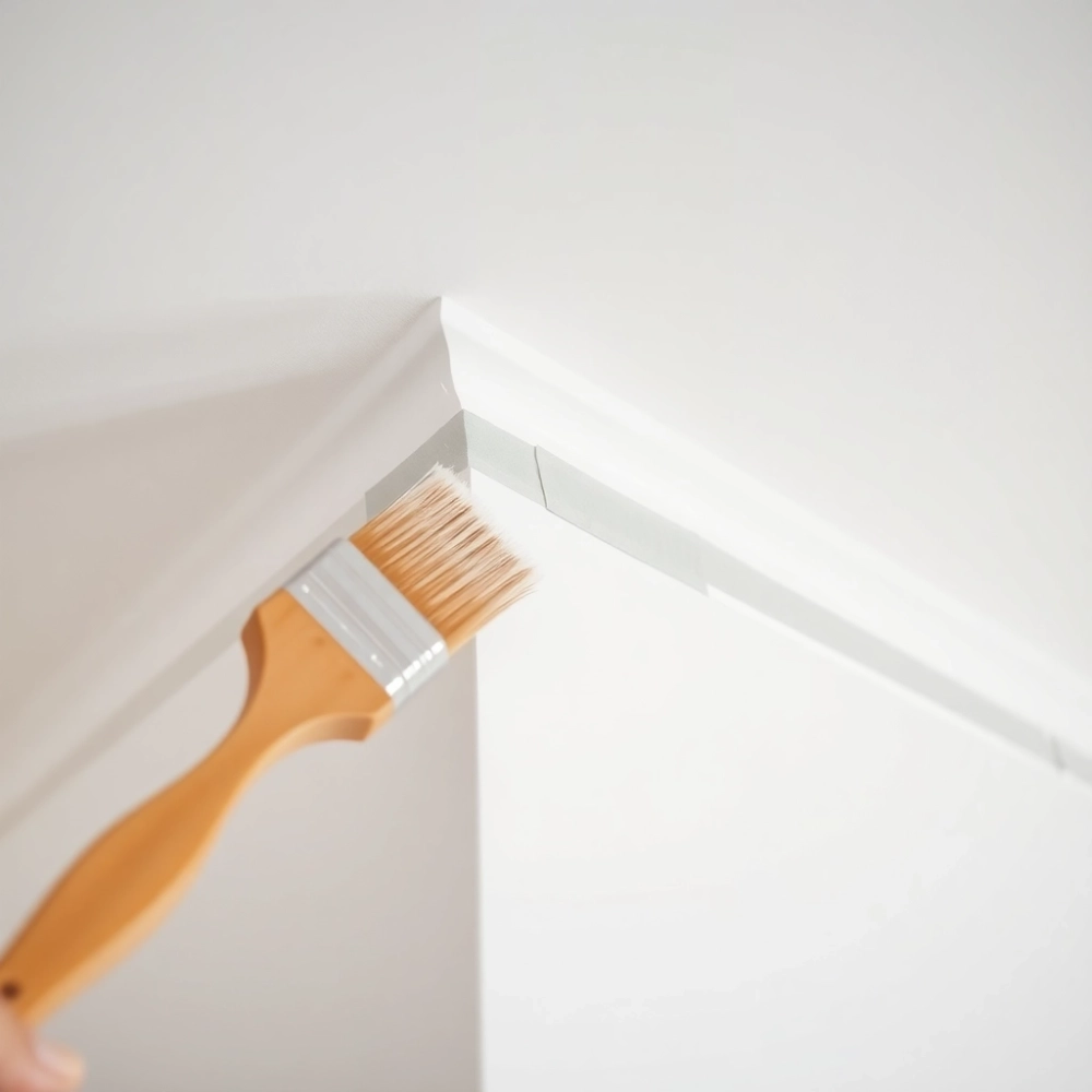 Jak malować ściany na styku z sufitem