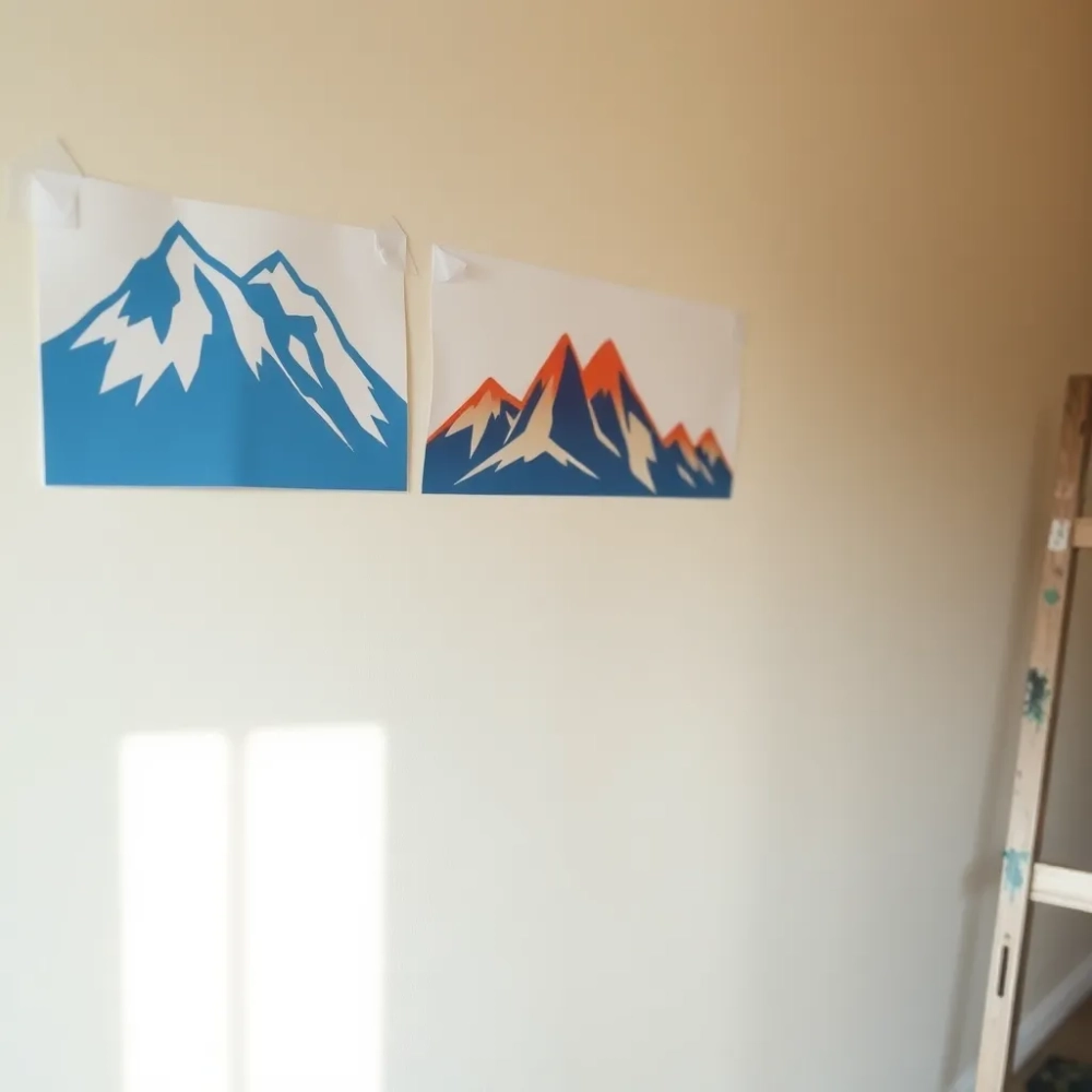 Jak namalować góry na ścianie