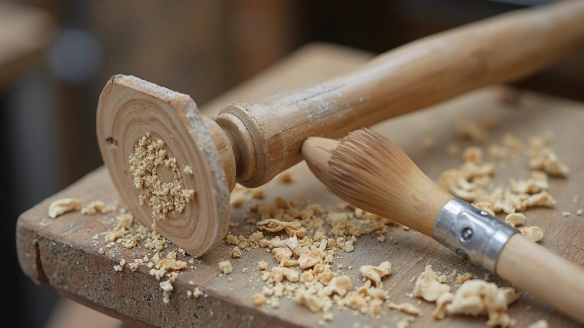 jak odnowić drewniany karnisz