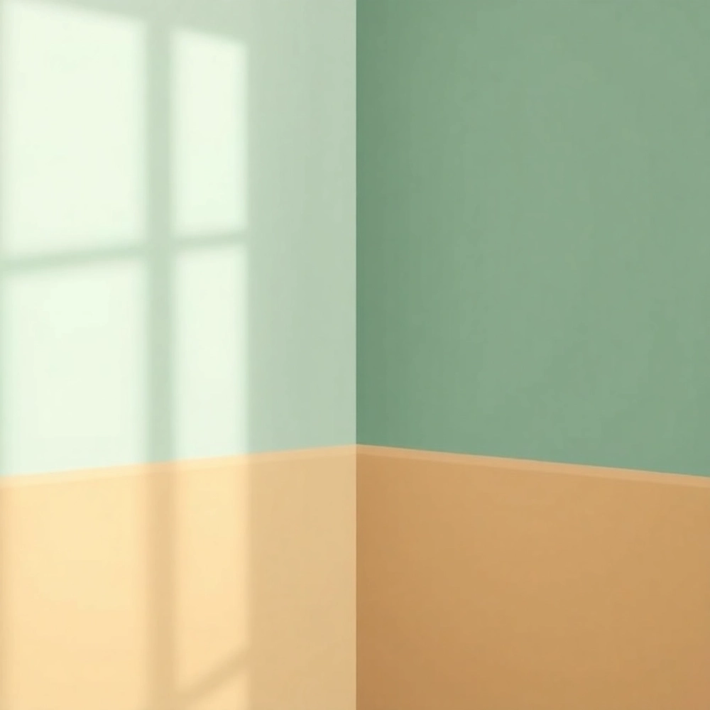 Jak połączyć dwa kolory ścian w pokoju