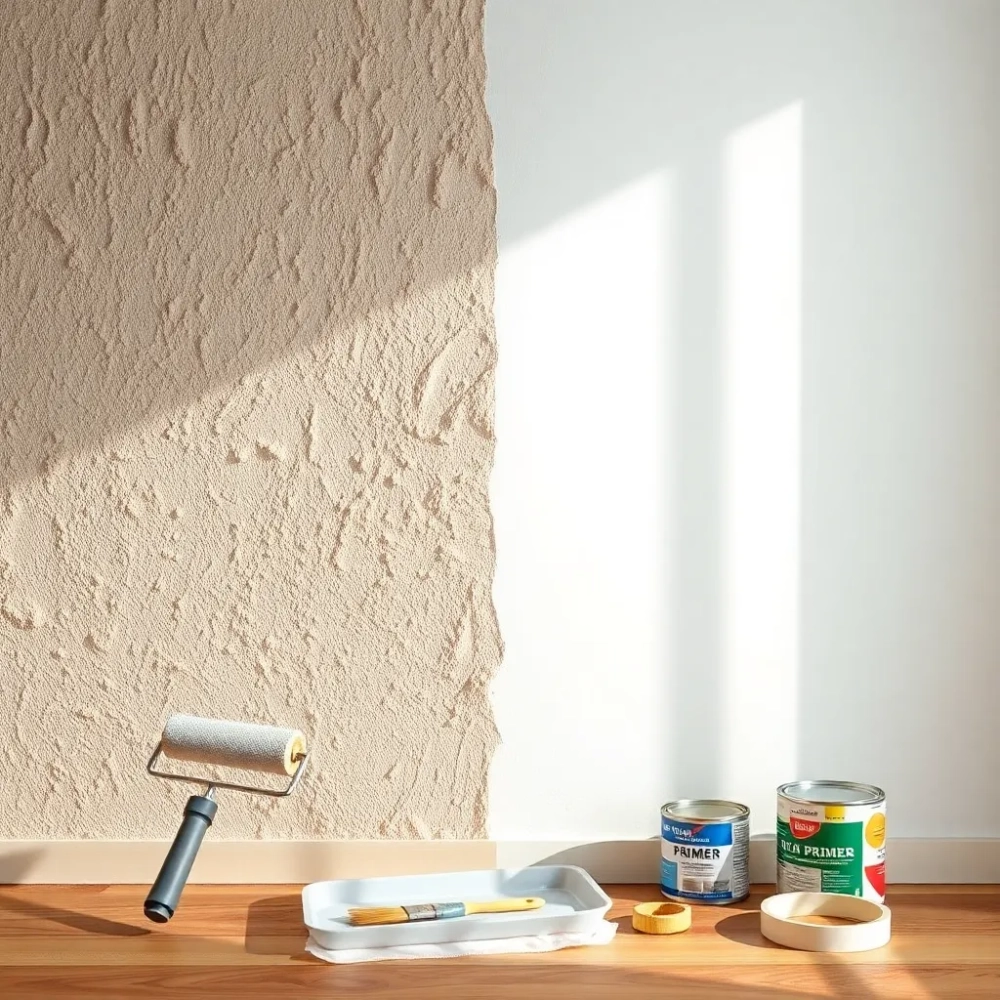 jak pomalować chropowate ściany