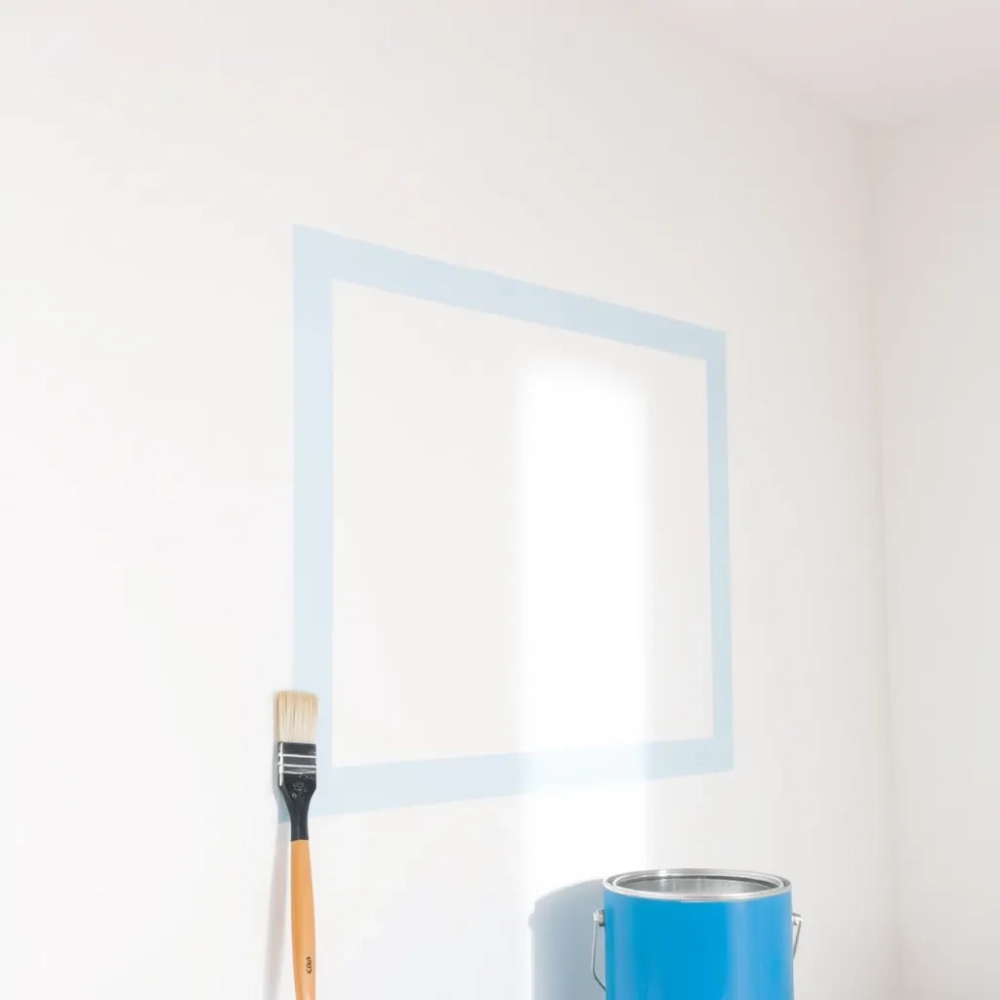 Jak pomalować część ściany