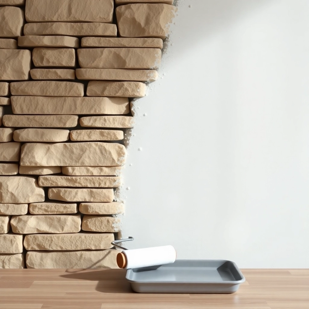 Jak pomalować piaskowiec na ścianie