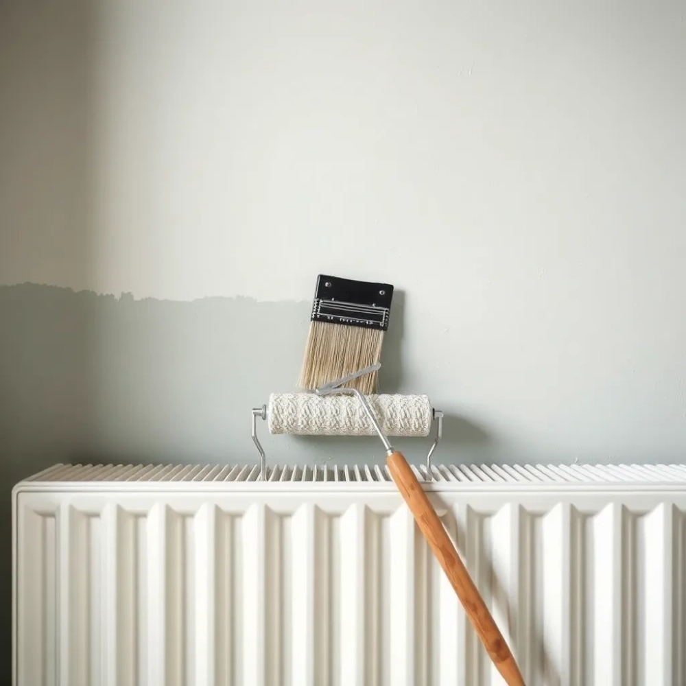 Jak pomalować ścianę za grzejnikiem