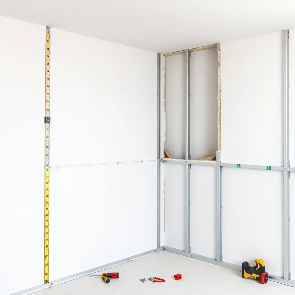 Jak postawić ścianę z płyt gipsowych