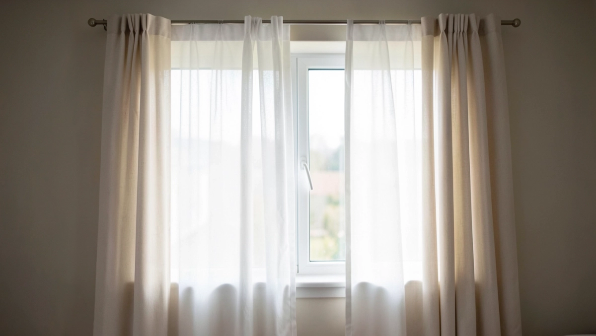 Jak powiesić firanki i zasłony na pojedynczym karniszu