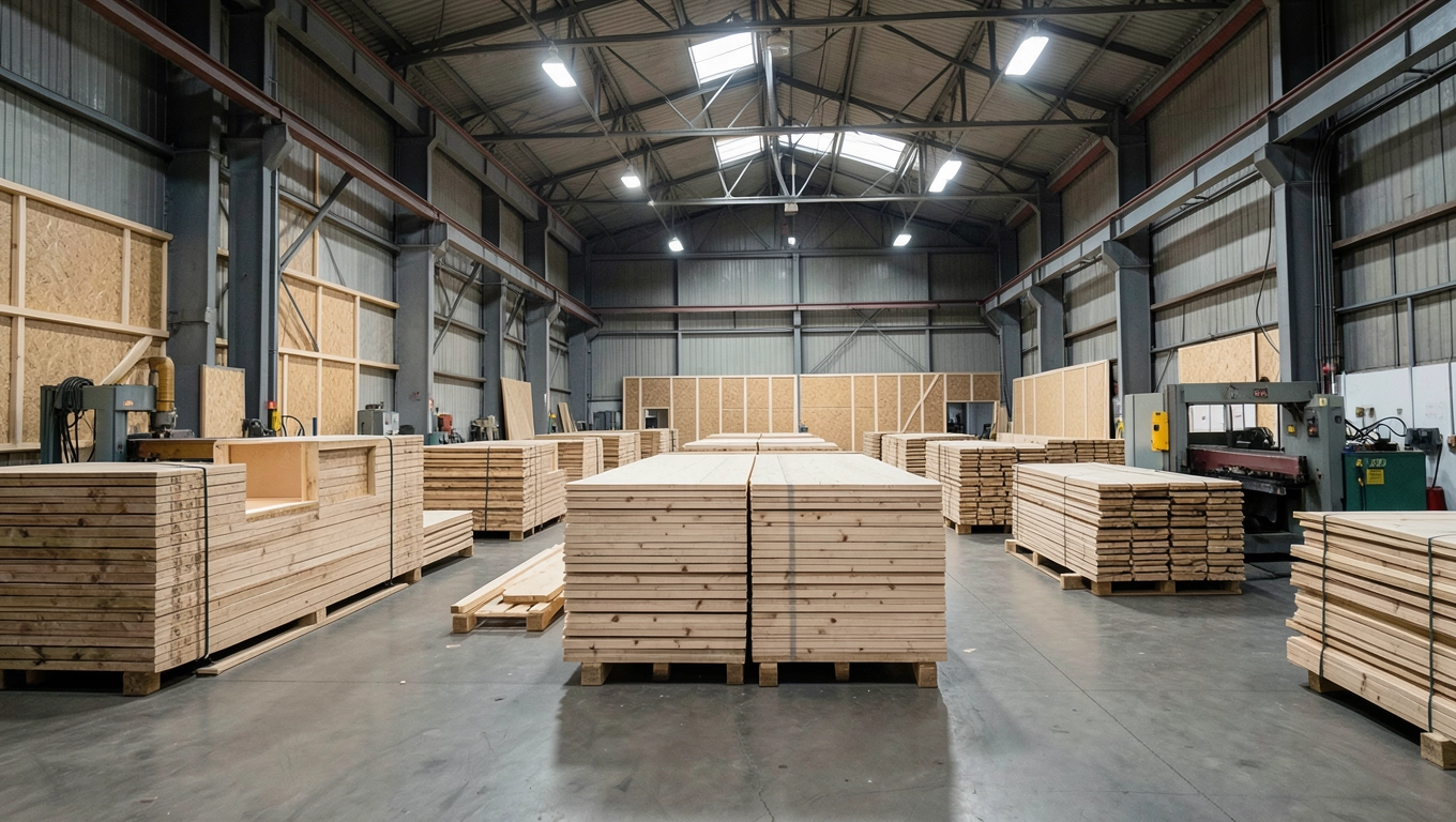 Jak powstają gotowe ściany zewnętrzne drewniane