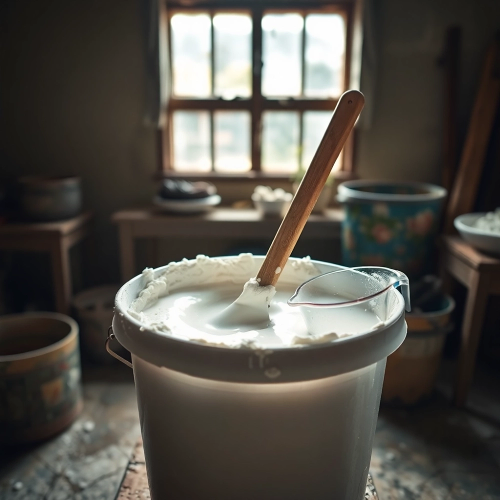 Jak przygotować wapno do malowania ścian