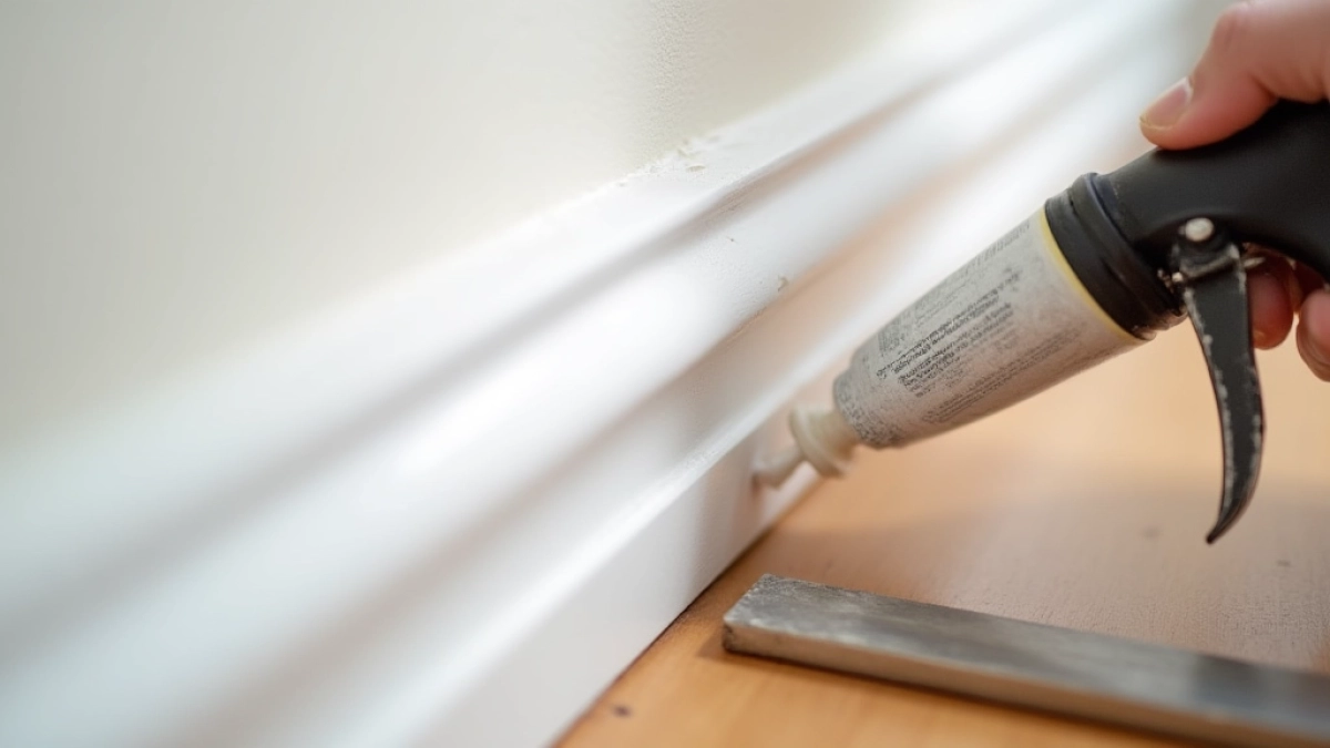 jak przykleić listwę podłogową