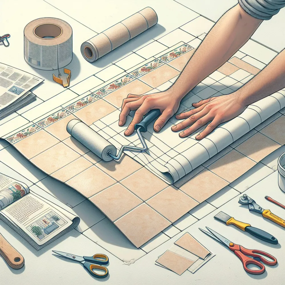 Jak Przykleić Tapetę Na Płytki Ceramiczne