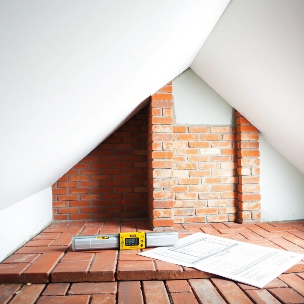 Jak wysoko murować ścianki działowe na poddaszu