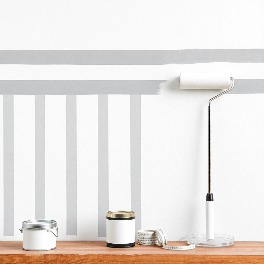 Jak zamalować ciemne pasy na ścianie