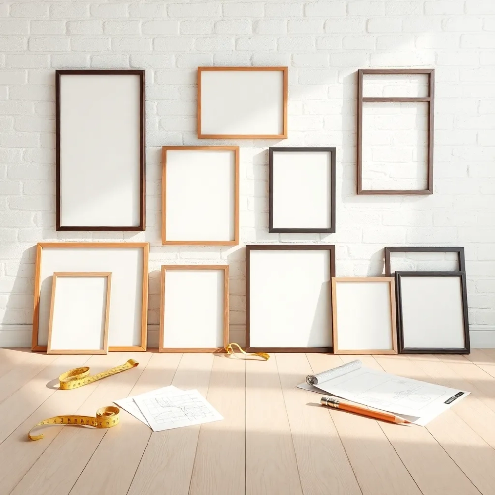 Jak zaplanować ramki na ścianie