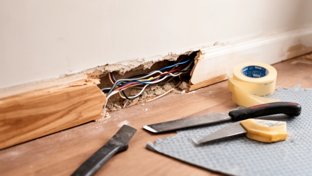 Jak zdjąć listwę podłogową