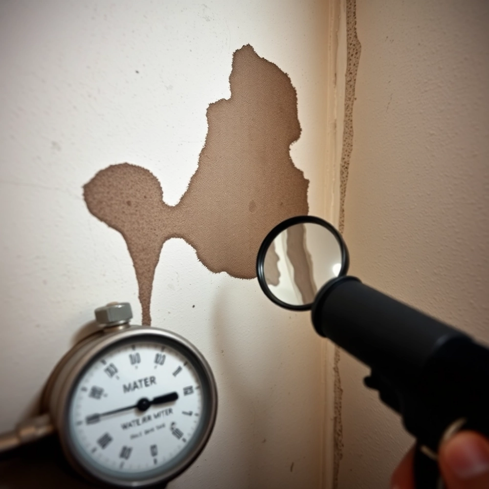 Jak zlokalizować pękniętą rurę w ścianie