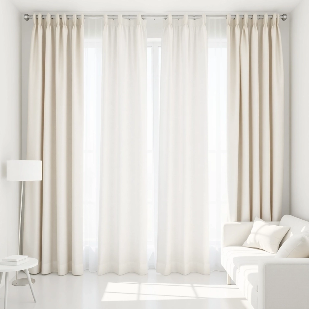 Jakie zasłony do białych ścian i białych mebli