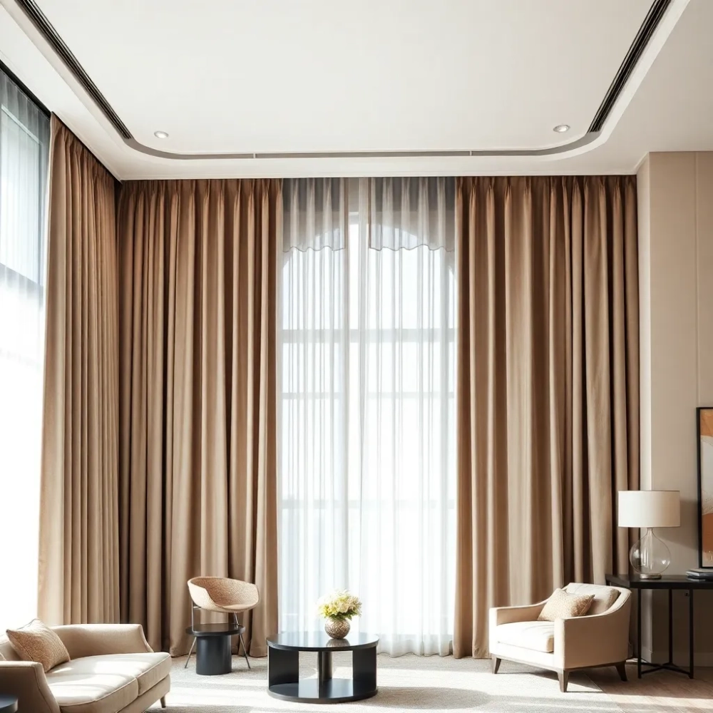 Jakie zasłony do szyny sufitowej