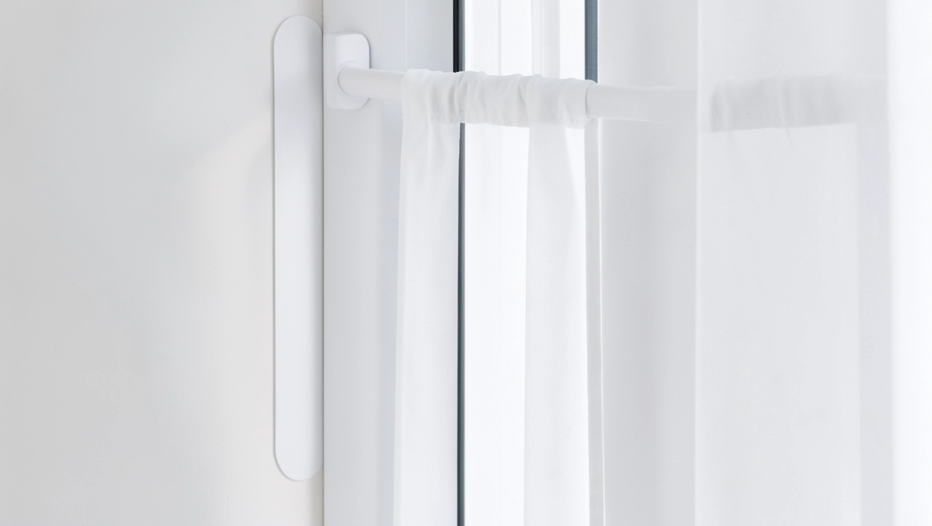 Karnisz bezinwazyjny ścienny