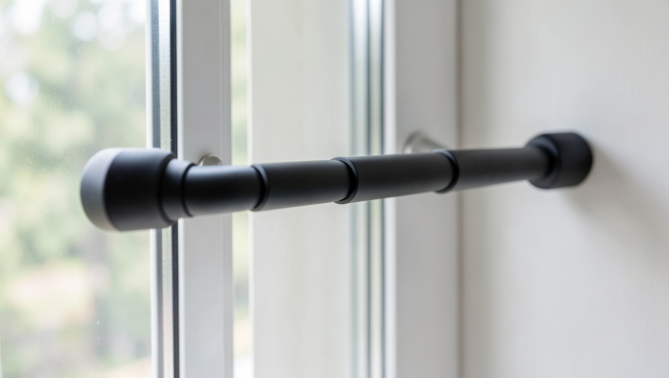 Karnisz bezinwazyjny teleskopowy